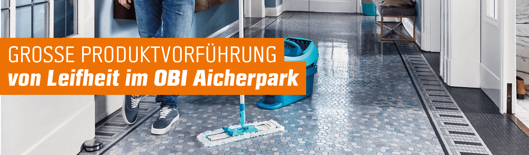 Leifheit Produktvorführung im OBI Aicherpark