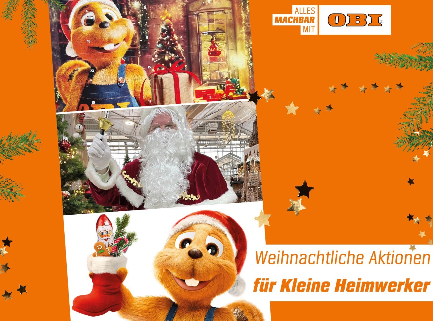 Weihnachtliche Aktionen in den OBI Märkten